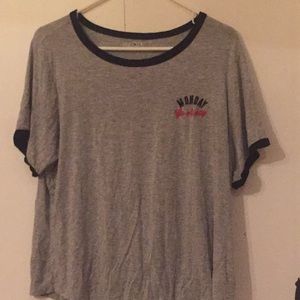 Joe boxer “Monday go away” crop top